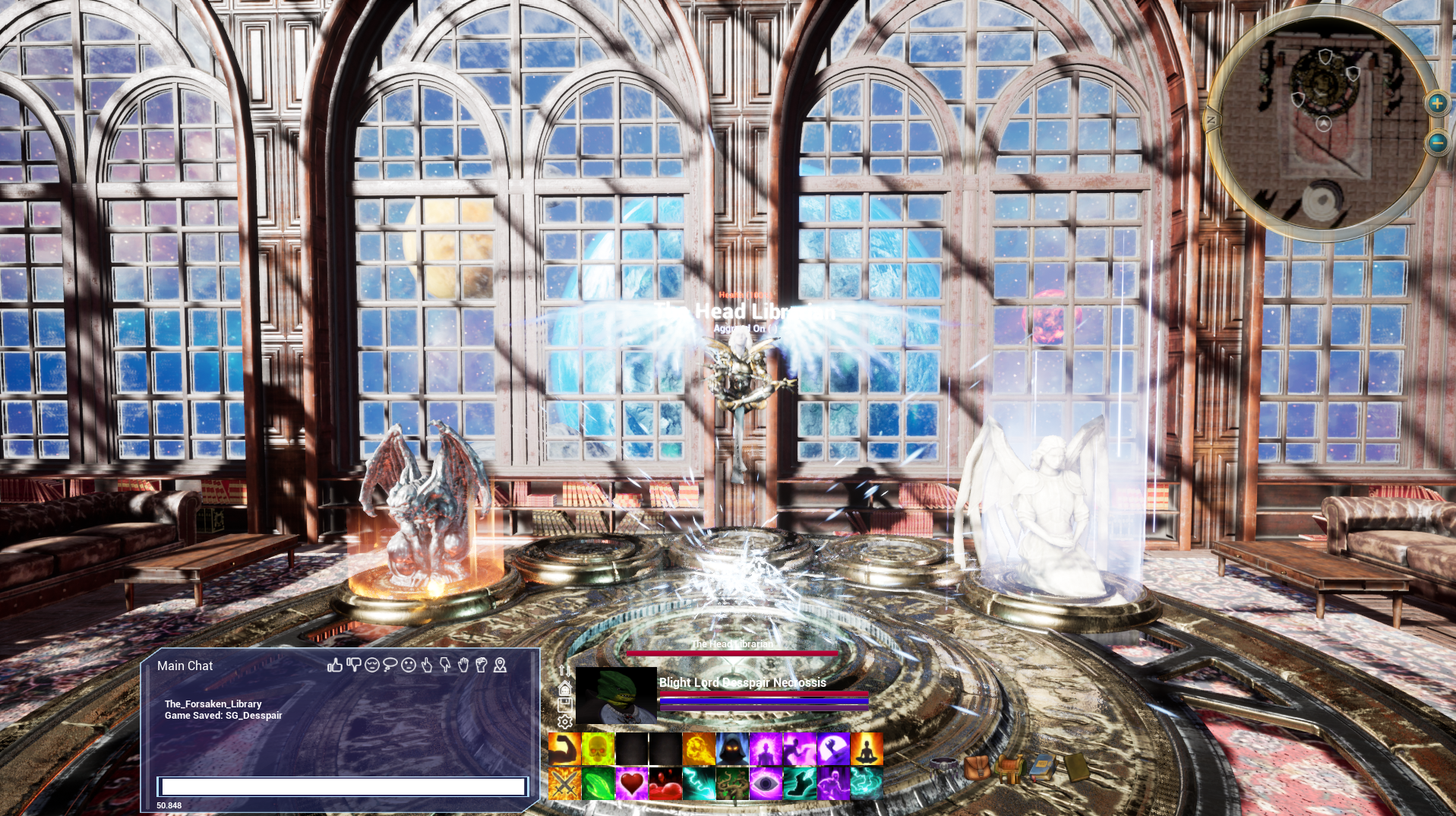 The Forsaken Library and its mysterious inhabitants